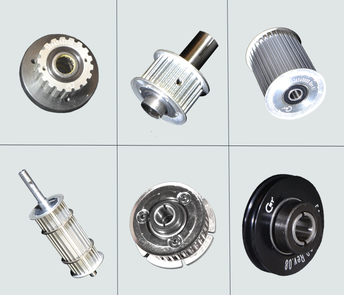 Bearings, snap-ring custom timing pulleys