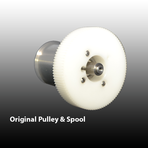 Delrin 2 mm GT 2 PGGT timing pulley and spool