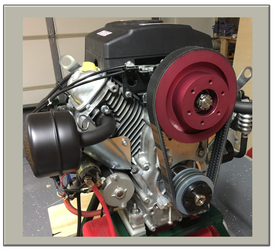 Hovercraft engine full drive assembly