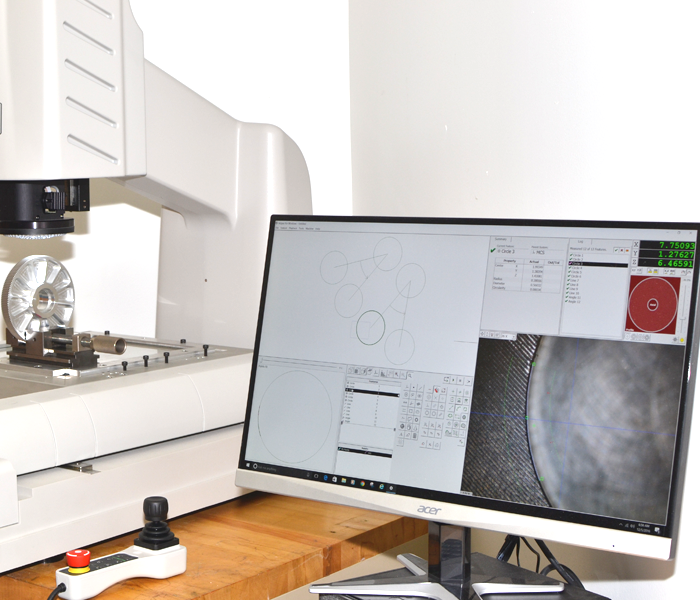 Quality and safety Micro-Vu inspection machine