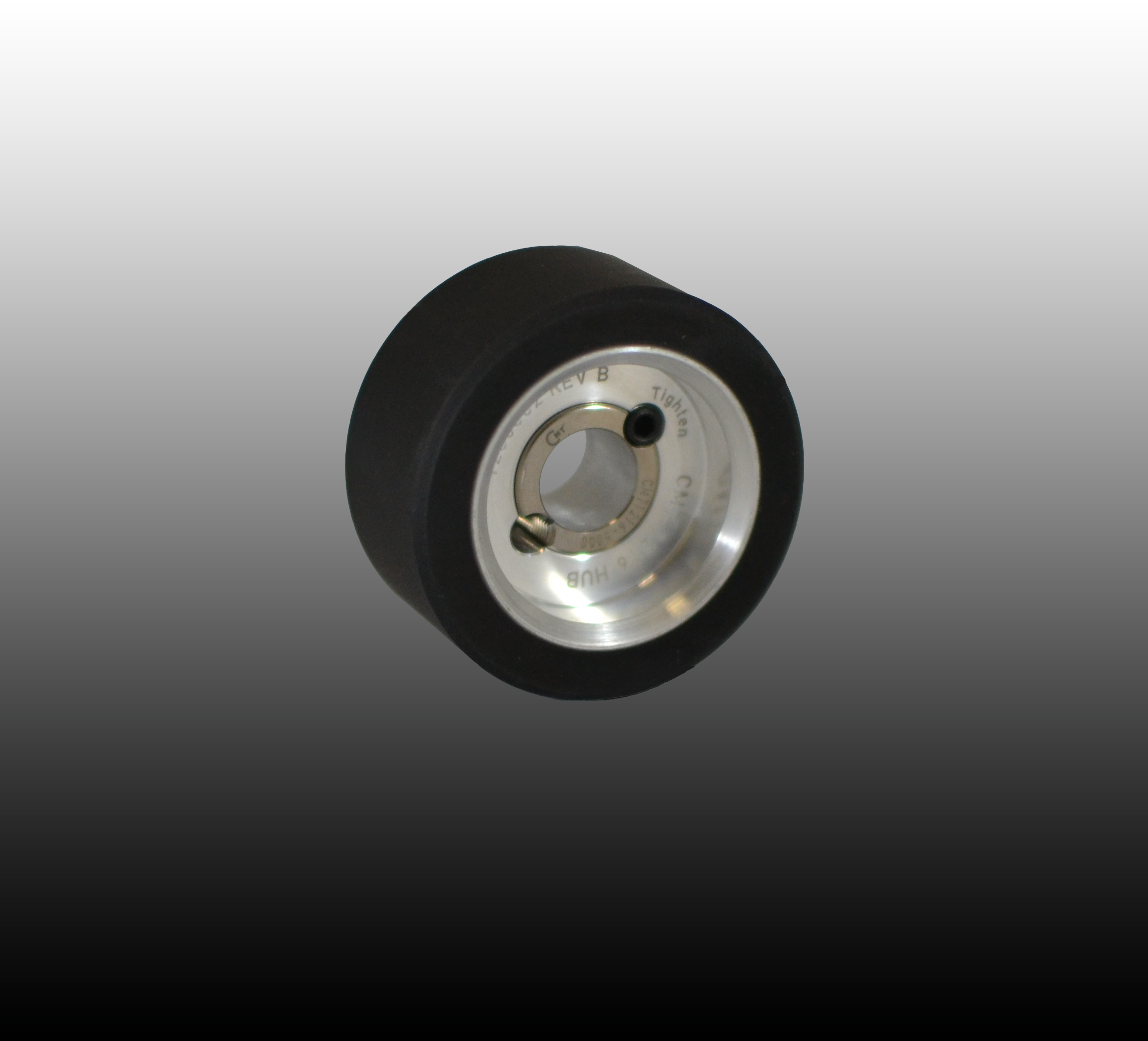 rubber roller used in mail sorting equipment
