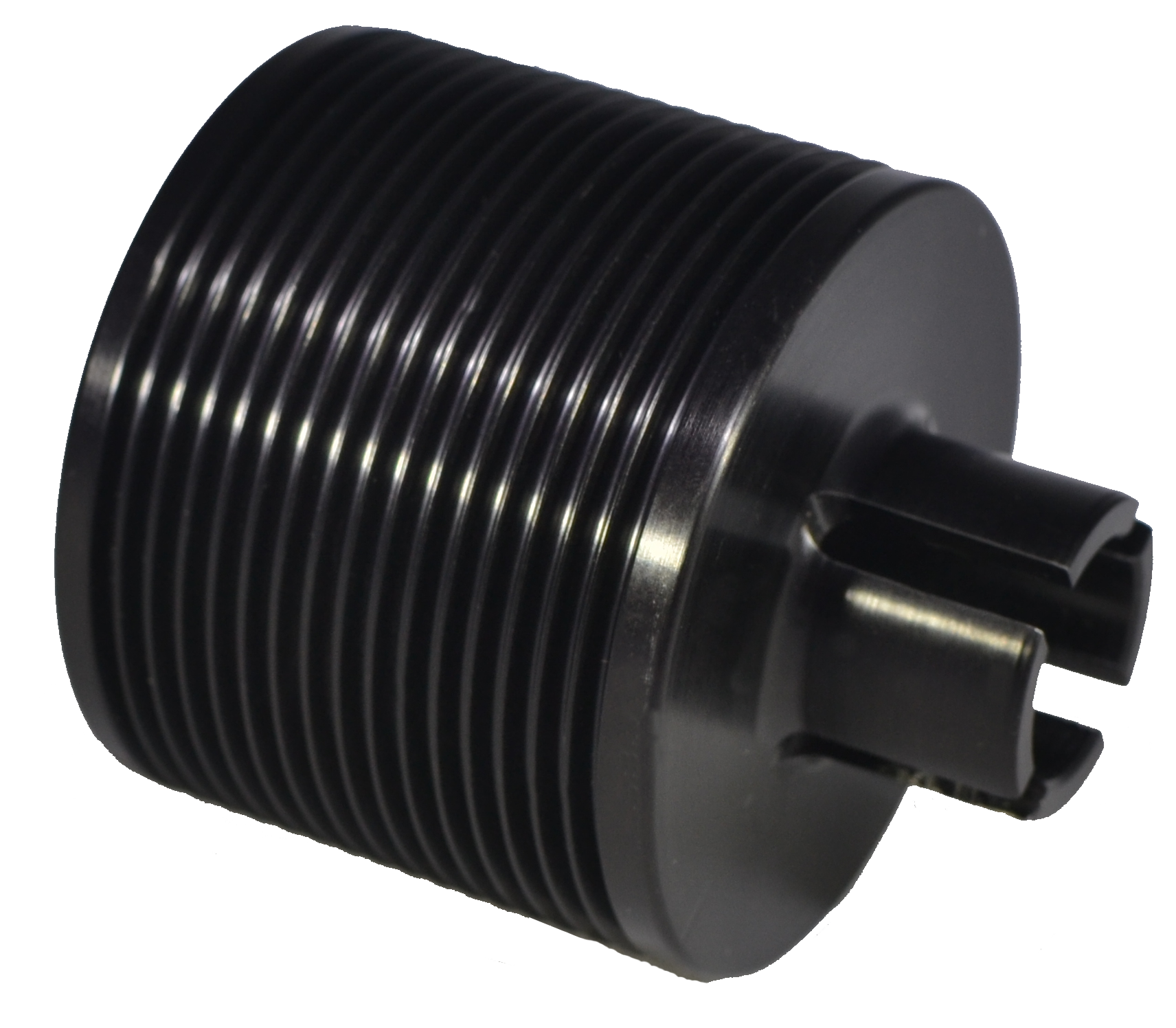 V-ribbed collar clamp timing pulley