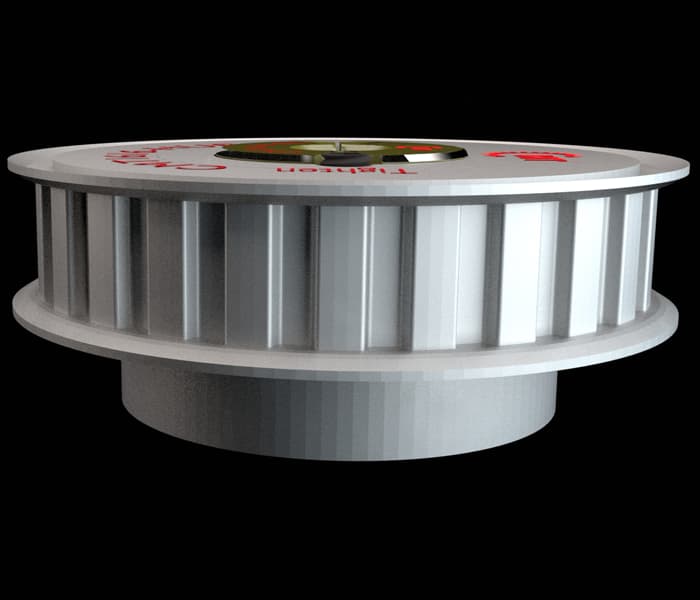 Lateral view keyless bushing pulley