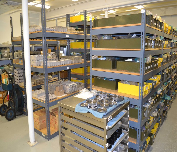 Inventory and stock of pulleys