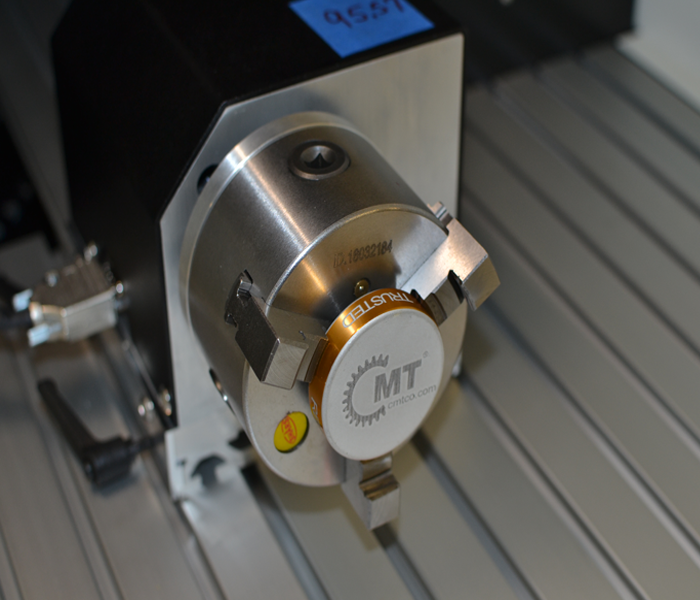 Laser engraving on chuck